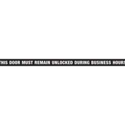 Hillman English Black Notice Decal 1.5 in. H X 28 in. W (Pack of 10)