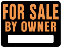 Hillman English Black Sign 15 in. H X 19 in. W (Pack of 6)