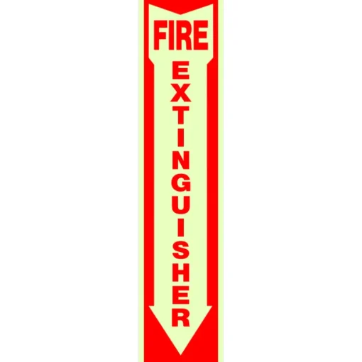 Hillman English White Fire Extinguisher Decal 18 in. H X 4 in. W (Pack of 10)