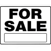 Hillman English White For Sale Sign 20 in. H X 24 in. W (Pack of 6)