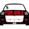 Hillman English White For Sale Sign 10 in. H X 14 in. W (Pack of 6)