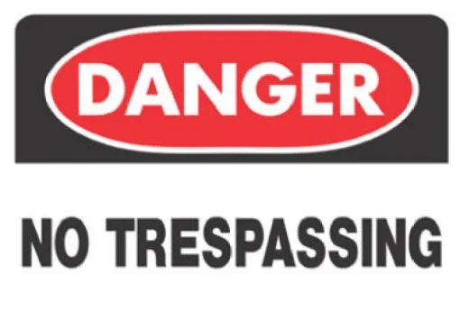 Hillman English Yellow No Trespassing Sign 11 in. H X 11 in. W (Pack of 6)