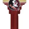 Hillman Florida State Seminoles Painted Key House/Office Universal Key Blank Single sided (Pack of 6)