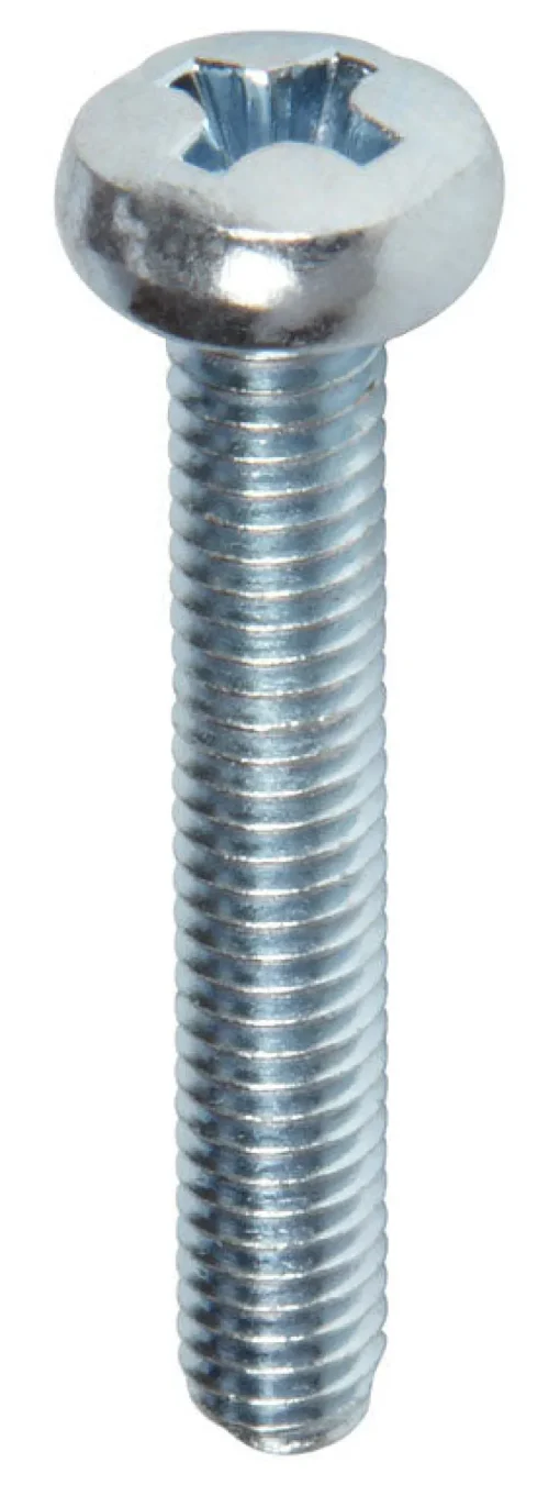 HILLMAN M4-0.7 Ga. X 25 mm L Phillips Pan Head Zinc-Plated Steel Metric Machine Screws 1 pk