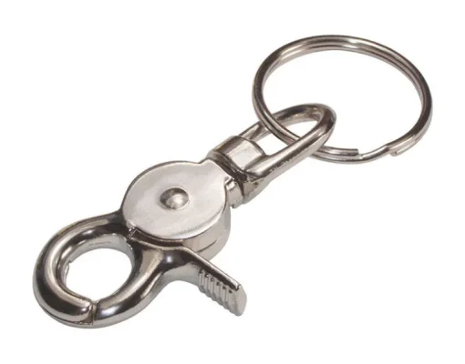 Hillman Metal Assorted Clips/Snap Hooks Key Chain