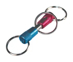 Hillman Metal Blue/Pink Valet Key Chain