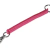 Hillman Metal/Plastic Assorted Wrist Coil Key Chain