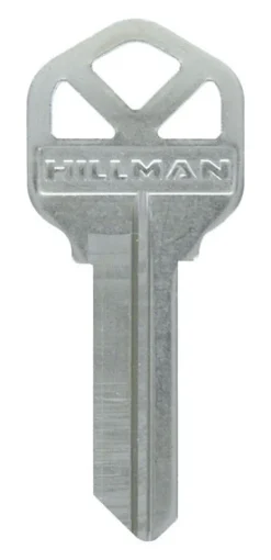 Hillman Nickel Plated Brass Residential & Commercial Blank Key for 5-Pin Kwikset Locks