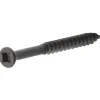 HILLMAN No. 6 X 1-5/8 in. L Square Black Phosphate Fine Trim Screws 75 pk