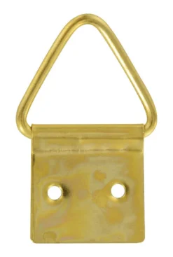 Hillman OOK Brass-Plated Ring Hanger 5 lb. 2 pk (Pack of 12)
