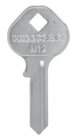 Hillman Padlock Universal Key Blank Single sided (Pack of 10)