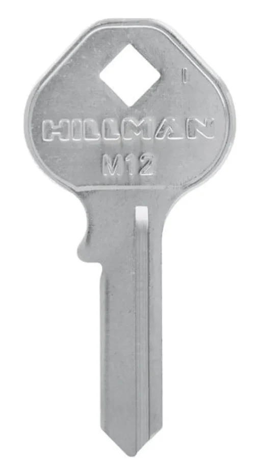 Hillman Padlock Universal Key Blank Single sided (Pack of 10)