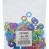 Hillman Plastic Multicolored Bands/Caps Key Ring