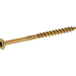 Hillman Power Pro No. 6 x 1 in. L Star Wood Screws 100 pk