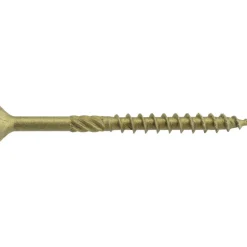 HILLMAN Power Pro No. 10 in. X 4 in. L Bronze Star Flat Head Premium Deck Screws 5 lb 248 pk