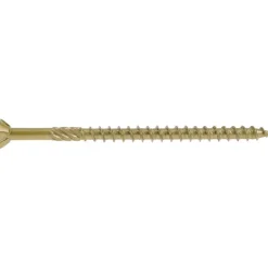 HILLMAN Power Pro No. 9 in. X 3 in. L Bronze Star Flat Head Premium Deck Screws 5 lb 373 pk