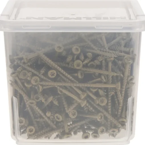 HILLMAN Power Pro No. 9 in. X 3 in. L Bronze Star Flat Head Premium Deck Screws 5 lb 373 pk
