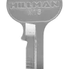 Hillman Silver Brass Head M-16 Single Sided Padlock Universal Key Blank (Pack of 10)