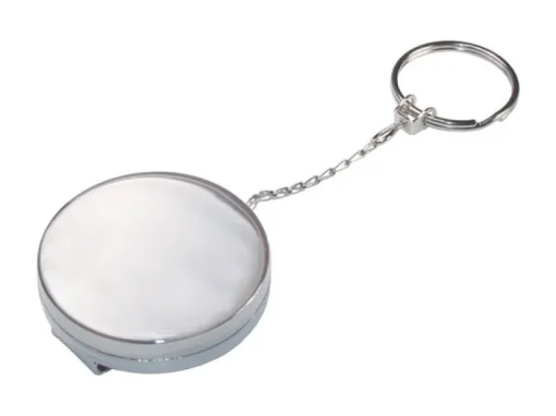 HILLMAN Steel Silver Retractable Cord Keychain