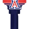 Hillman University of Arizona Painted Key House/Office Universal Key Blank Single sided (Pack of 6)