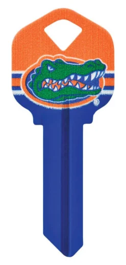 Hillman University of Florida College Team House/Office Universal Key Blank Single sided (Pack of 6)
