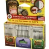 HILLMAN Value & Variety Pack Galvanized Silver Monkey Picture Hanging Set 40 lb 30 pk