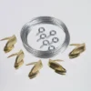 Hillman WallBiter Brass-Plated Medium Duty Picture Hook Kit 45 lb 1 pk