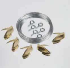 Hillman WallBiter Brass-Plated Medium Duty Picture Hook Kit 45 lb 1 pk