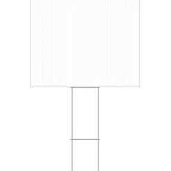Hillman White Blank Sign 20 in. H X 24 in. W (Pack of 6)