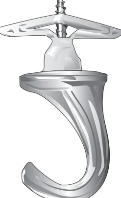 Hillman White Versa Hook Small for General Household Applications 35 lbs. Capacity (Pack of 5)