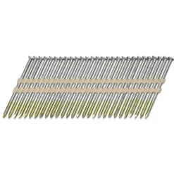 Hitachi Metabo HPT 21 Deg. Angled Strip Round Head Smooth Shank Diamond Point Framing Nail 0.12 Dia. x 3 in.