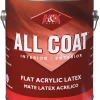 H&K Paint Company Acrylic Latex Paint Interior/Exterior Flat Tawny Beige 1 Gl