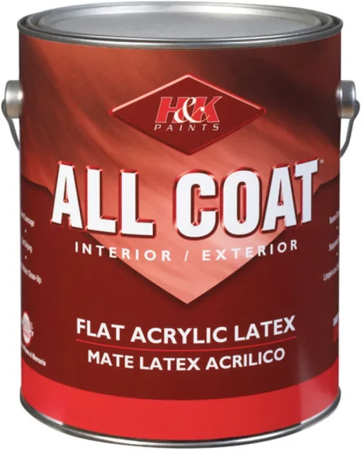 H&K Paint Company Acrylic Latex Paint Interior/Exterior Flat Autumn Tan 1 Gl