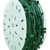 Holiday Bright Lights C9 String Socket Light Cord on Reel 500 ft.