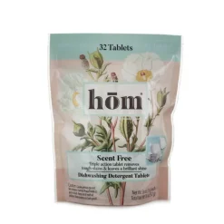Hom No Scent Tablet Dishwasher Detergent 32 oz (Pack of 6)