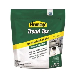 Homax Tread Tex White Anti-Skid Solid Paint Additive 16 oz. (Pack of 6)