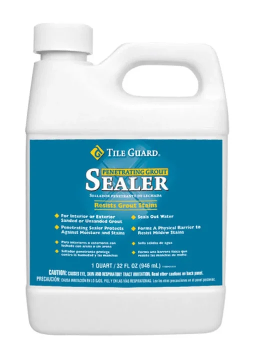 Homax Water Base Mildew Resist Tile Guard Silicone Grout Sealer 32 oz. for Ceramic Tiles (Pack of 6)