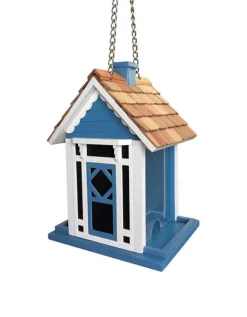 Home Bazaar Songbird 1.8 lb. Wood Bird Feeder 2 ports