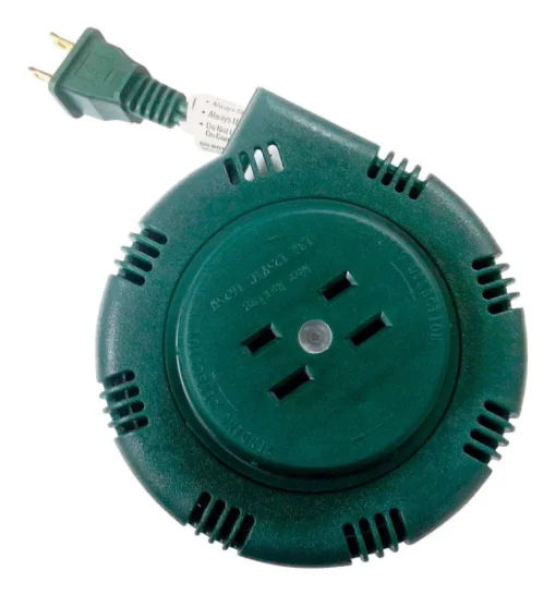 Home Plus 8 ft. L Plastic Automatic Retractor Cord Reel (Pack of 6)