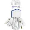 Home Plus Indoor 6 ft. L White Extension Cord 16/2 SPT-2