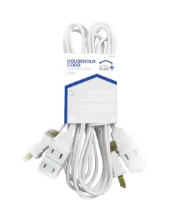 Home Plus Indoor 6 ft. L White Extension Cord 16/2 SPT-2