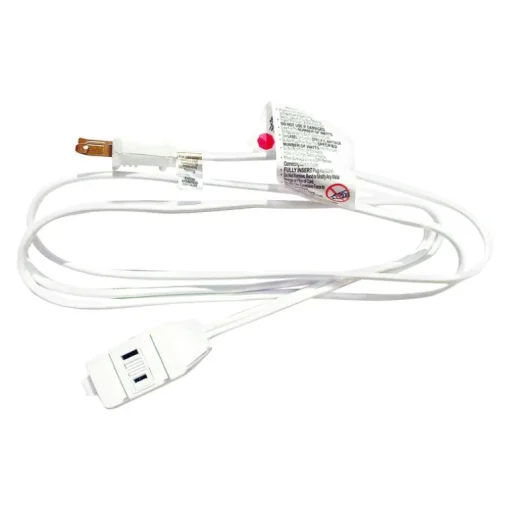 Home Plus Indoor 6 ft. L White Extension Cord 16/2 SPT-2