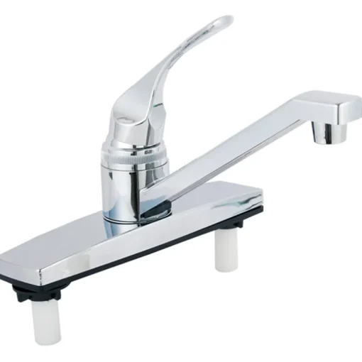 Home Plus One Handle Chrome Kitchen Faucet