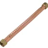 Homewerks Worlwide 3/4 in. FIP 24 in. Copper Water Heater Supply Line