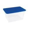 Homz 12-1/4 in. H x 16-1/8 in. W x 24-1/8 in. D Stackable Storage Tote (Pack of 8)