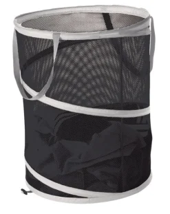 Homz Multicolored Duramesh Nylon Mesh Spiral Hamper