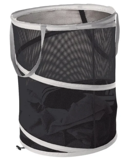 Homz Multicolored Duramesh Nylon Mesh Spiral Hamper