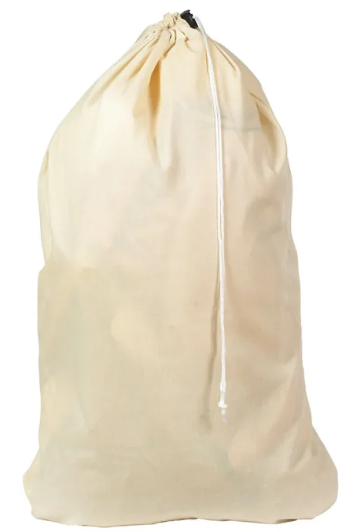 Homz Tan Canvas Laundry Bag