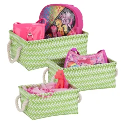 Honey Can Do 6 in. H x 10 in. W x 13 in. D Tote Bin (Pack of 6)