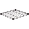Honey Can Do 1 in. H x 18 in. W x 18 in. D Black Steel Shelf